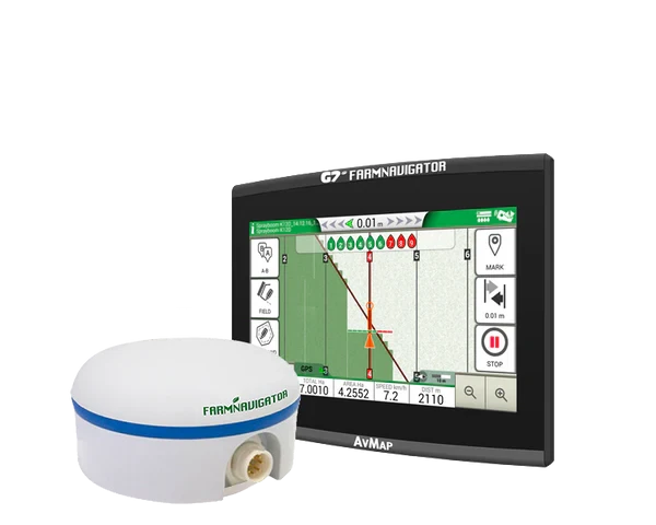 Farmnavigator G7 Ezy + Turtle Smart GPS (Blue Ring)