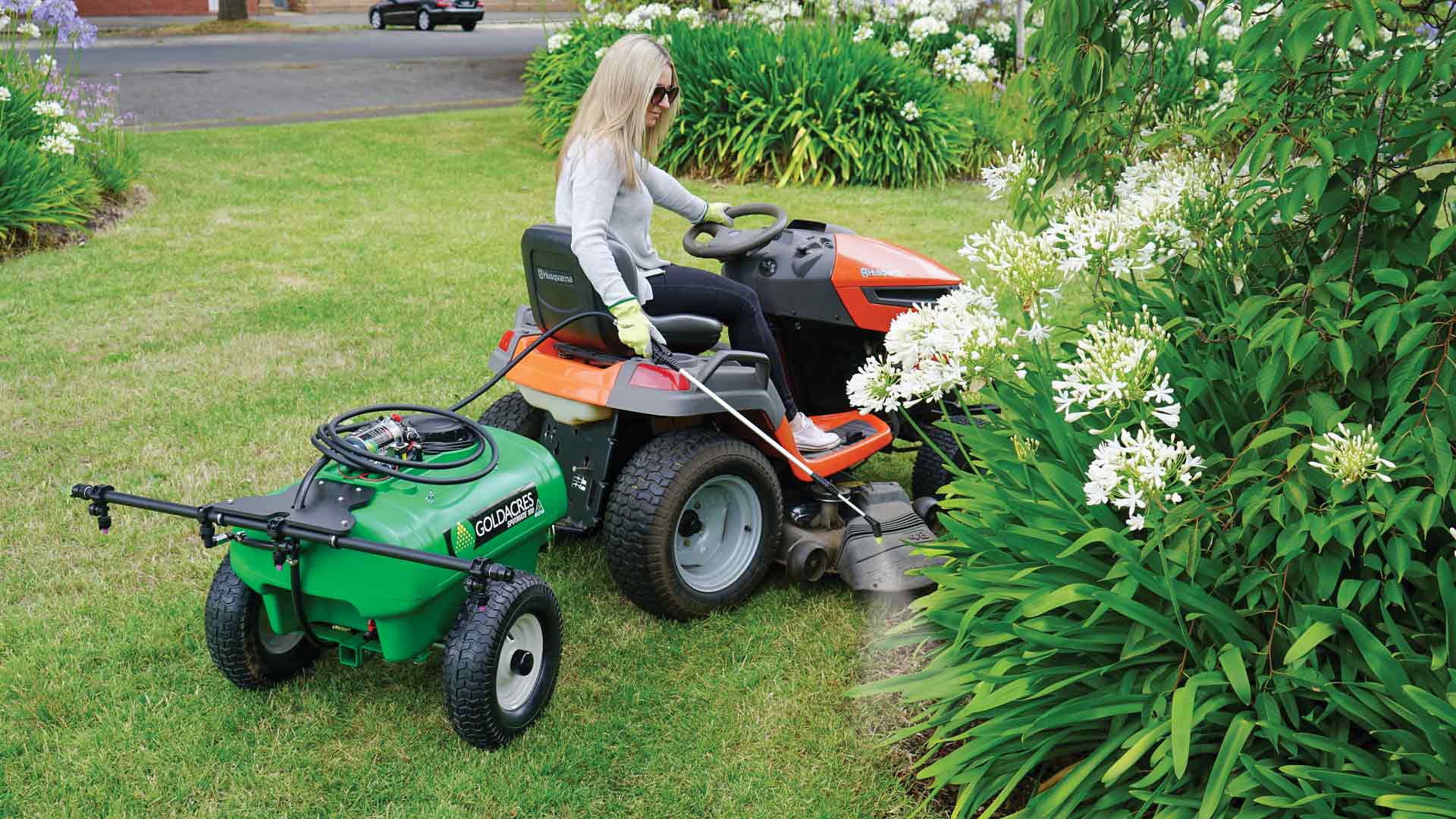 GA6500014 - 100L GARDEN TRAILER SPRAYER/12V PUMP/LANCE image 0