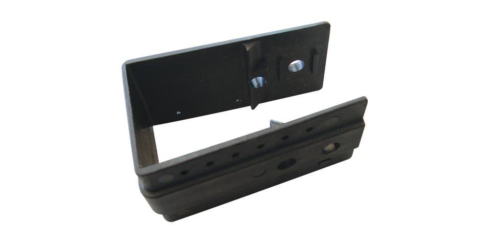 GOLDACRES NOZZLE BRACKET, PLASTIC, U SHAPE