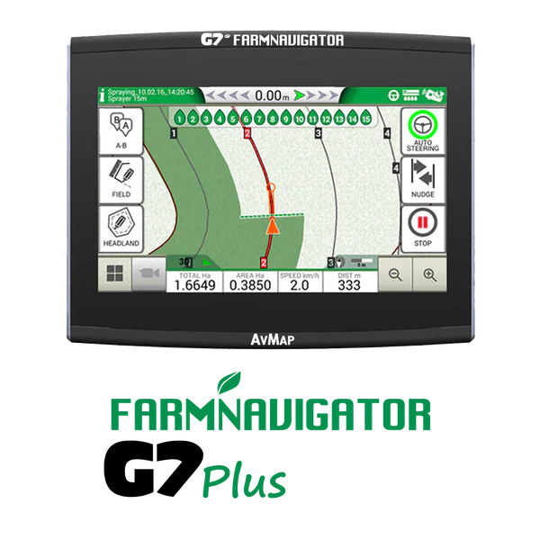 Farmnavigator G7 Plus with Wi-Fi + Turtle PRO2 GPS (Grey Ring) image 0