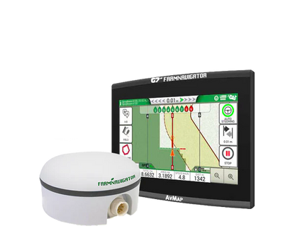 Farmnavigator G7 Plus with Wi-Fi + Turtle PRO2 GPS (Grey Ring) image 1