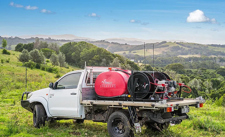 RESCO - 100M SINGLE REEL SPRAY UNIT - UTE BACK image 0