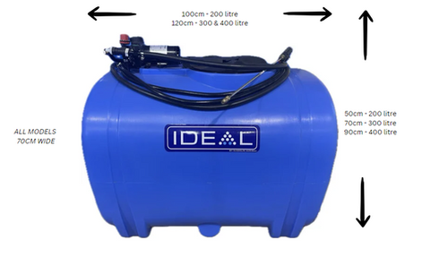 BLUEY 200L TANK - 20LPM PUMP, REG, LANCE
